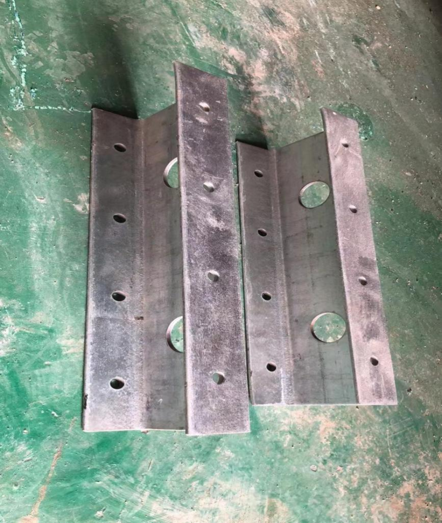 channel steel components with multi-side punched holes for equipment frames
