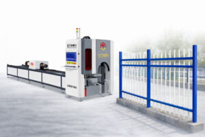 laser tube cutting machine for fence square tube production