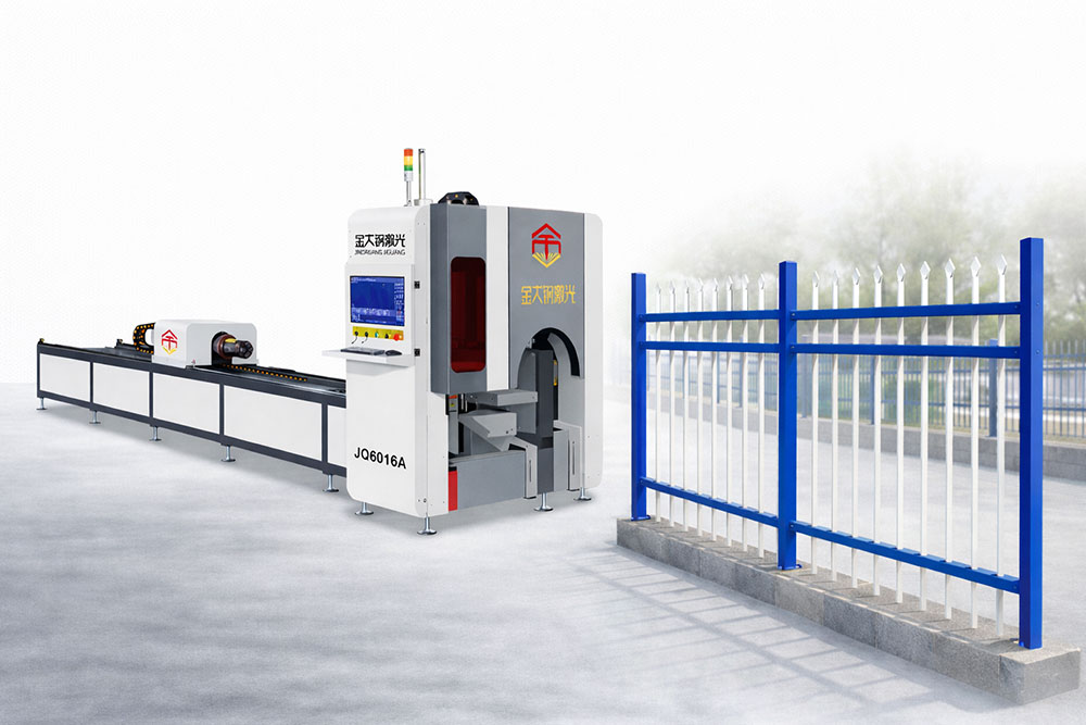 laser tube cutting machine for fence square tube production