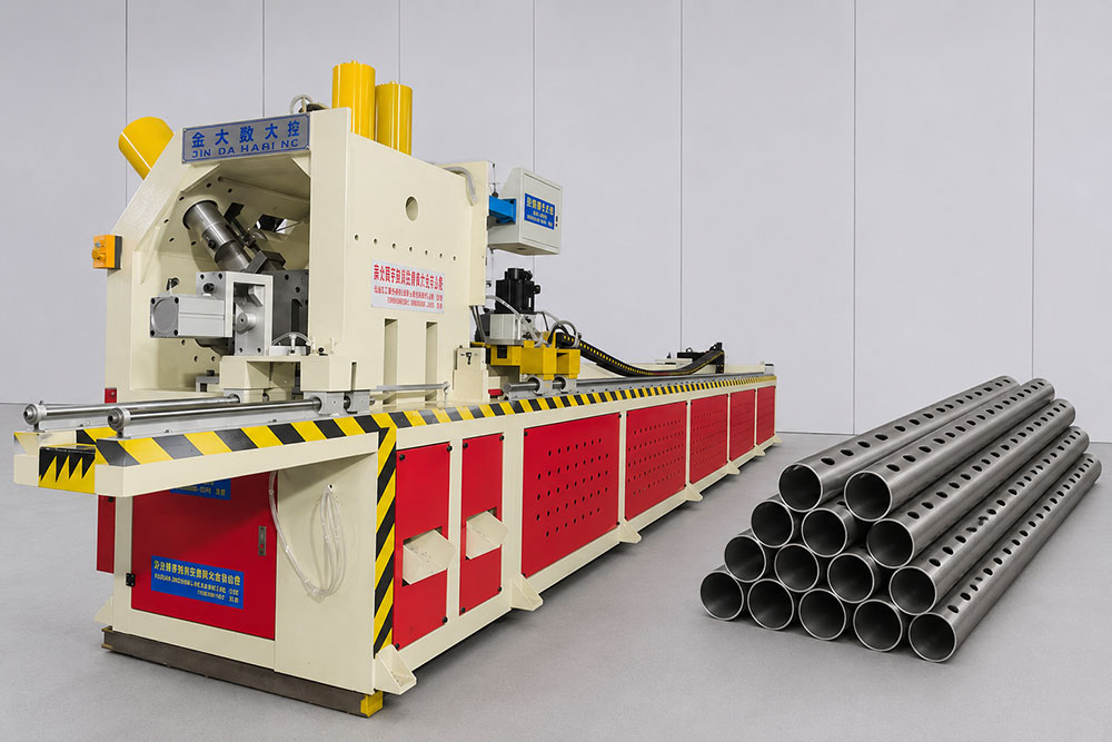 CNC punching machine improving metal fabrication efficiency in a factory